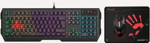 Изображение товара Клавиатура и мышь A4TECH Bloody B1700 Black (1836734 )