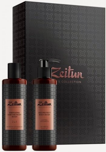 Изображение товара Подарочный набор Zeitun Заряд энергии (Гель 2в1+Гель для душа)