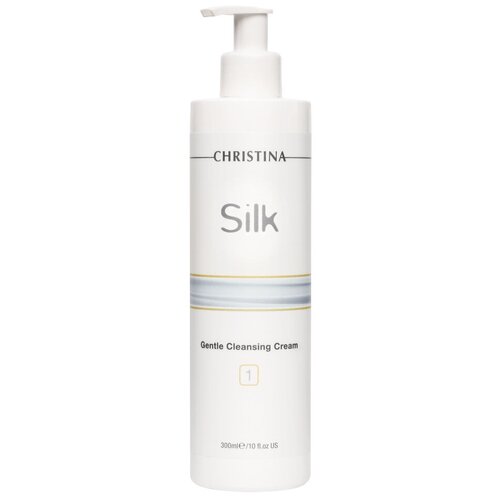 SILK GENTLE CLEANSING CREAM Мягкий очищающий крем (шаг 1), 300 мл