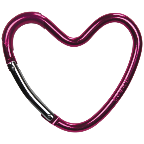 фото Dooky карабин heart hook pink