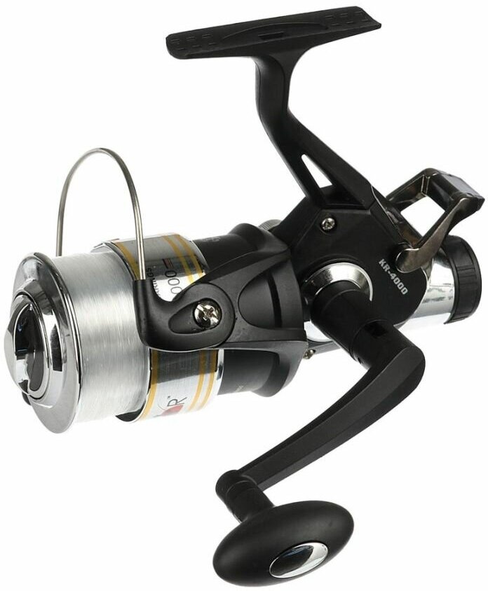 Катушка Azor Fishing KR-40 Краун с байтраннером, 3 п.п, c леской 0,35мм