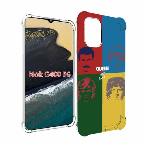 Чехол MyPads hot space queen альбом для Nokia G400 5G задняя-панель-накладка-бампер