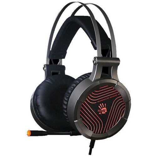 Наушники A4Tech Bloody G530 игровые с микрофоном USB чёрный-серый 352900₽
