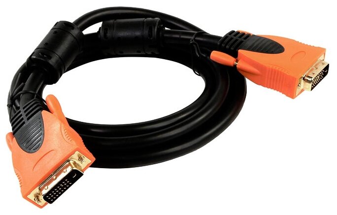 Кабель AOPEN/QUST DVI-DVI Dual Link (25M-25M), 1.8m, 2 фильтра