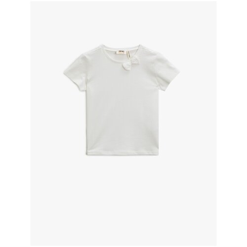 фото Футболка koton, размер 11-12 лет (146-152), 000 белый