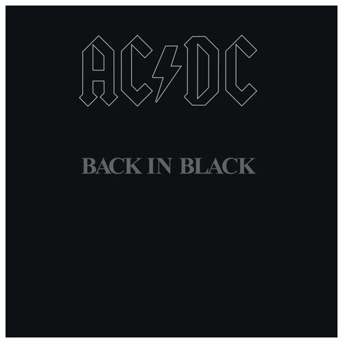 Sony Music AC/DC. Back In Black (виниловая пластинка) skmy sexy fashion flare sleeve 2021 new style long sleeve tie front top a line satin skirt 2 piece sets womens outfits clubwear