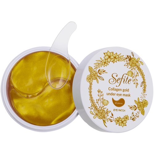Sefite Гидрогелевые патчи для области вокруг глаз с коллагеном и золотом, 60 шт.