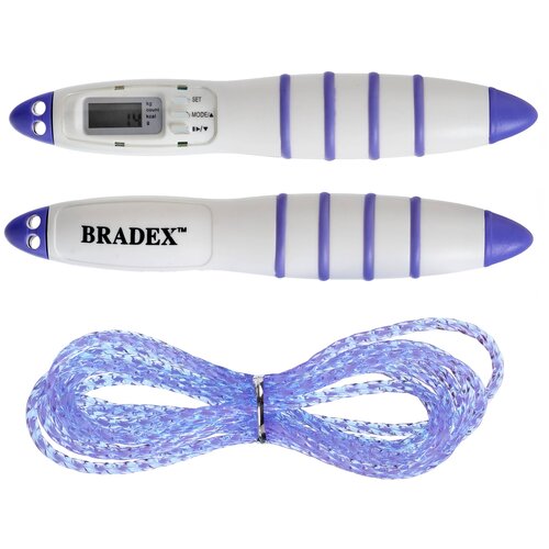 Умная скакалка BRADEX Контроллер белый/синий 260 см умная скакалка bradex контроллер белый синий 260 см