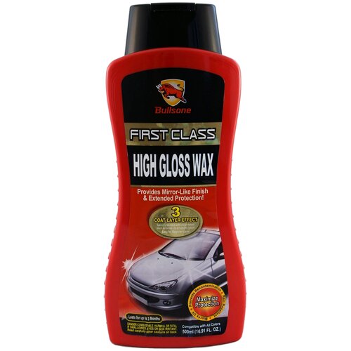 Воск для автомобиля Bullsone High Gloss Wax