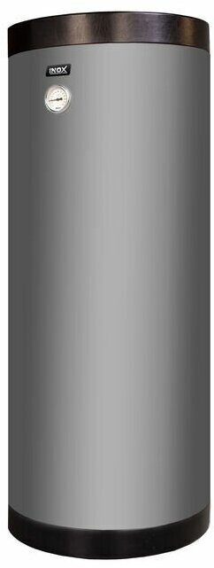 Бойлер косвенного нагрева INOX MI 160 литров с выходом под тен, серебристый - фотография № 5