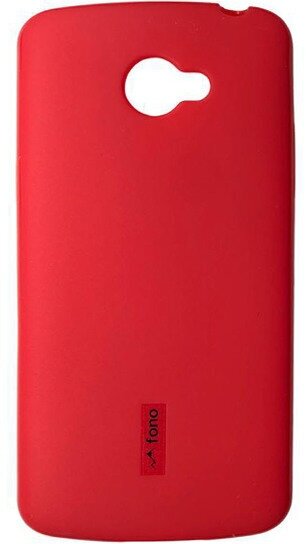 Чехол силиконовая матовая для LG K5, красный