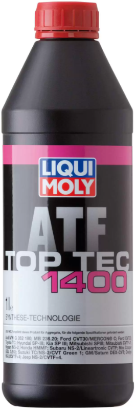 Масло Liqui Moly ATF Top Tec ATF 1400, синтетика, 1 литр 8041/3662