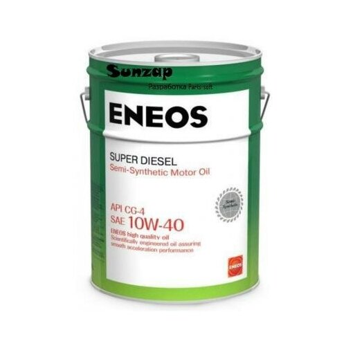 ENEOS OIL1327 Масло моторное полусинтетическое DIESEL CG-4 10W-40, 20л