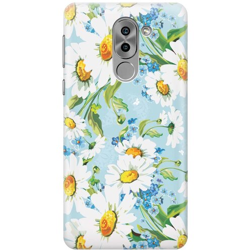 фото Cиликоновый чехол на honor 6x / хонор 6х с принтом "поле ромашек" gosso