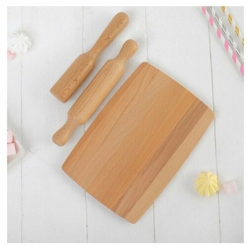 Набор Кухня - доска скалка толкушка 1470₽