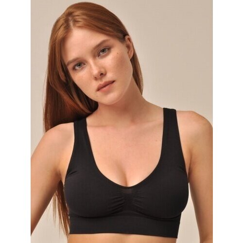 MY Топ женский TOP SPALLA LARGA PUSH UP (BR329) Nero 46 (M)