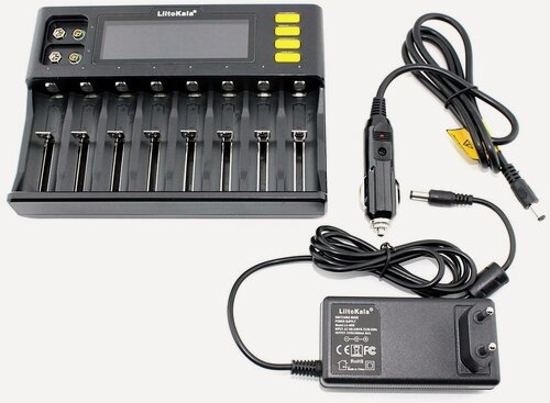 Изображение товара Зарядное устройство LiitoKala Lii-S8 + CAR charger 12V
