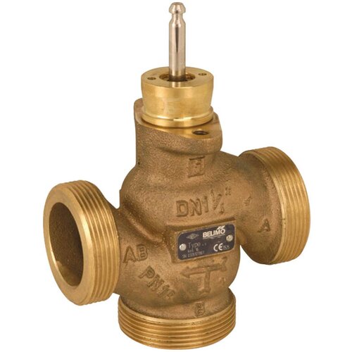 3 ходовой газовый клапан dn 20 мм латунные шаровые клапаны газовый клапан Седельный 3-ходовой клапан BELIMO H515B, DN 15, kVS 4