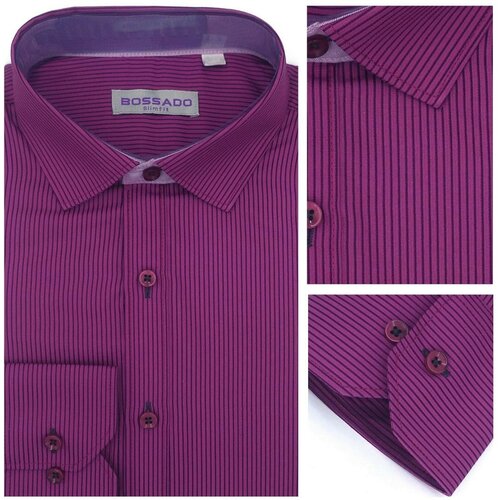 Рубашка Bossado, размер M, фиолетовый