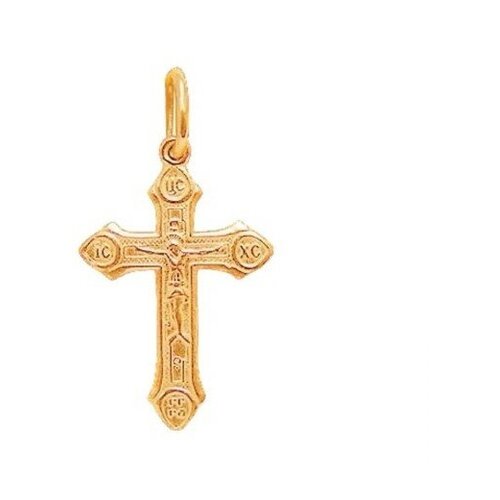 фото Крест из золота 6-106 маском