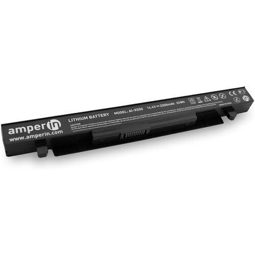 Аккумулятор Amperin для ноутбука ASUS X450J 14.4V 2200mAh