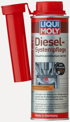 Изображение товара Присадка в дизельное топливо для защиты диз. системы LIQUI MOLY Diesel Systempflege, 0.25л 7506