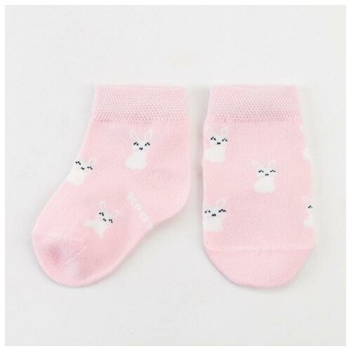 Носки Крошка Я размер S, розовый носки крошка я размер 12 14 розовый белый