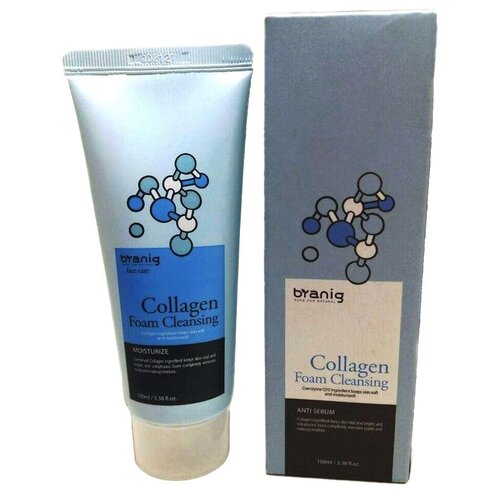 Branig пенка для умывания с коллагеном Pure Natural Collagen Foam Cleansing, 100 мл, 100 г