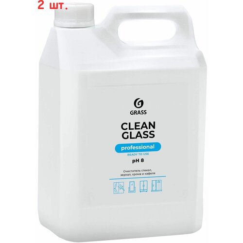 Средство чистящее Grass Clean Glass Professional Очиститель стекол и зеркал 5л (2 шт.)