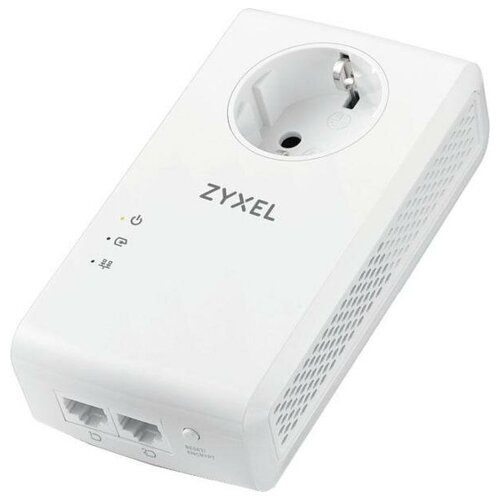 ZYXEL PLA5456 AV2000 MIMO Pass thru Powerline Gigabit Ethernet Adaptor Twin