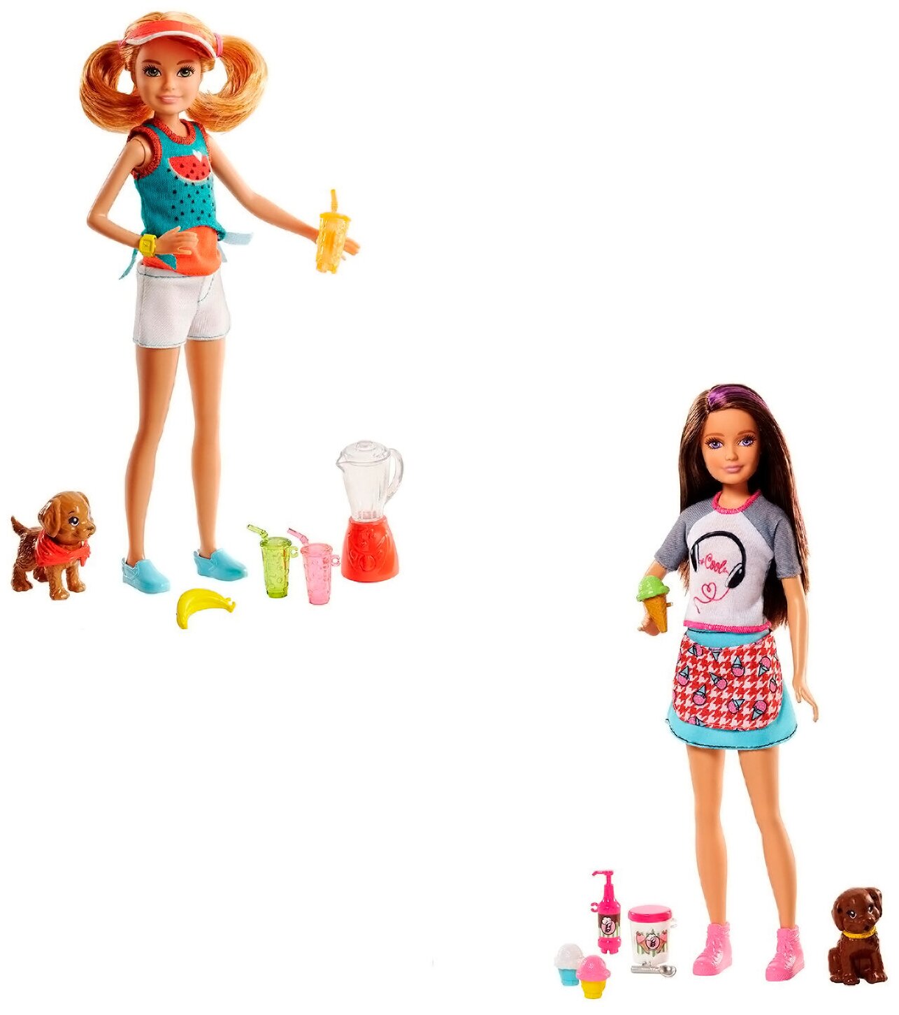 Куклы Barbie Сестры и щенки в ассортименте FHP61