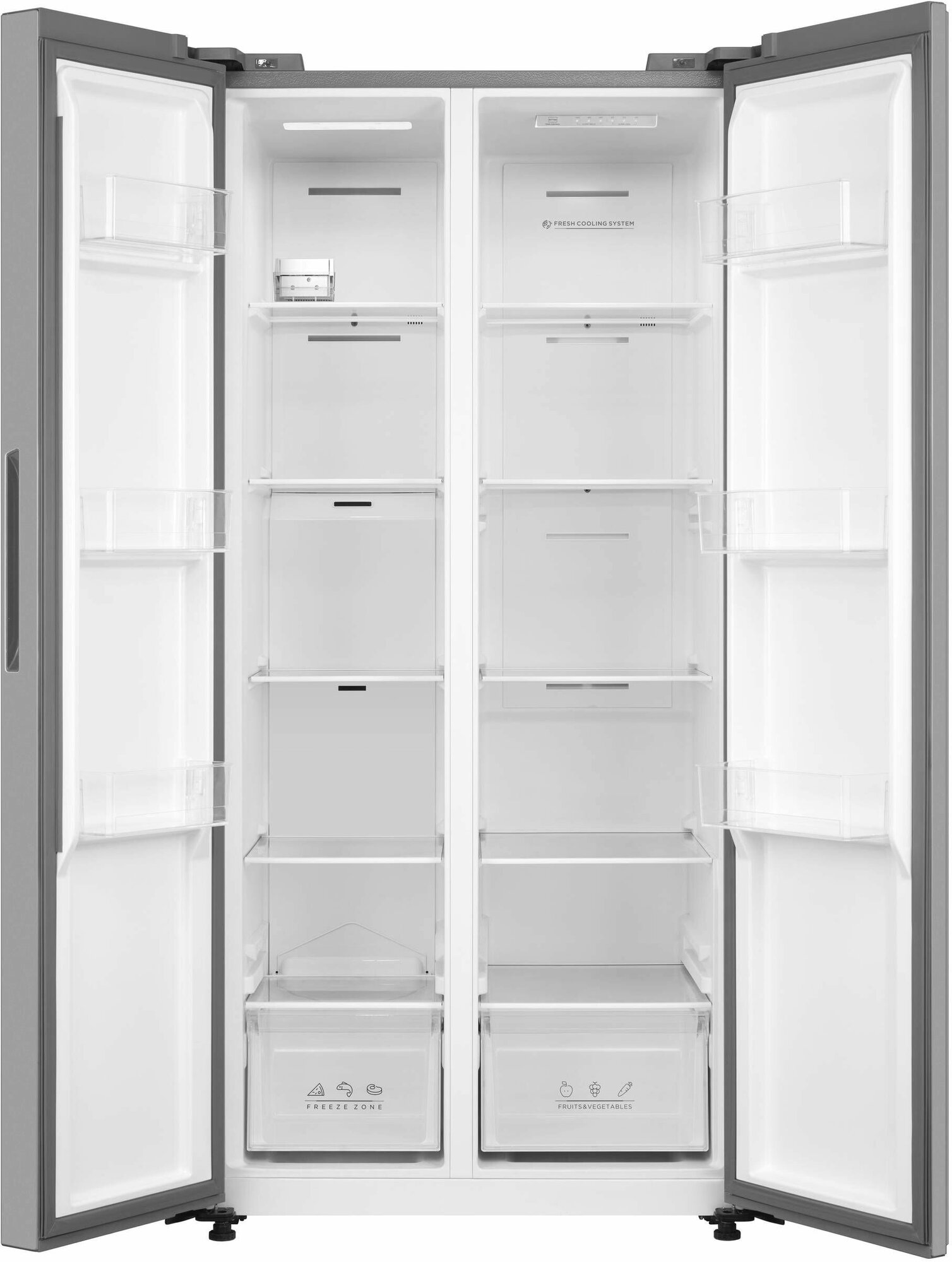 Холодильник Side-By-Side Korting KNFS 83177 X - фотография № 2