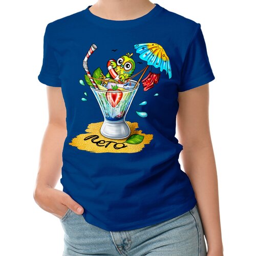 фото Футболка roly, размер l, синий