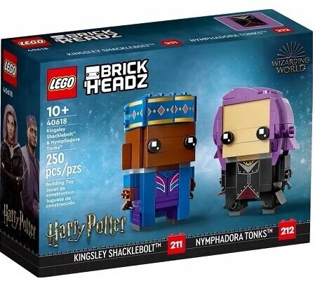 LEGO BrickHeadz 40618 Кингсли Шеклболт и Нимфадора Тонкс (Kingsley Shacklebolt & Nymphadora Tonks)