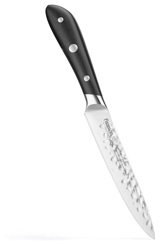 Нож Fissman HATTORI Универсальный 13 см hammered (420J2 сталь) (2532)