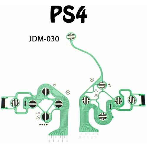 Контактная Плата для геймпада dualshock 4 sony ps4 jds 030 пленка на джойстик back frame for ps4 version 5 0 shell controller replacement parts rear housing jds 050 jds 055 jdm050