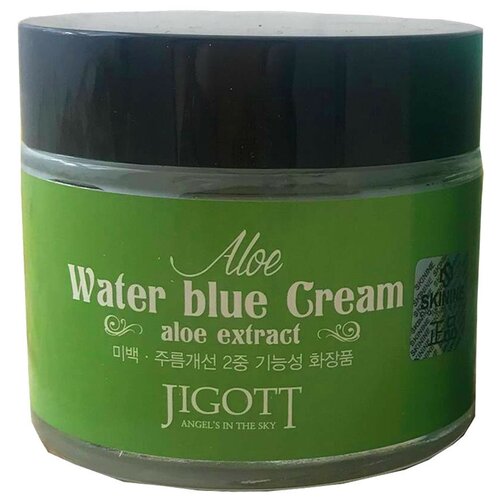 Jigott Aloe Water Blue Cream Увлажняющий крем для лица с экстрактом алое, 70 мл jigott крем для лица алоэ 70 мл jigott aloe water blue cream