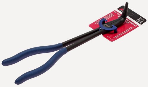 Изображение товара JTC-3311 Длинногубцы изогнутые 90 град. с удлиненными рукоятками, длина 280мм