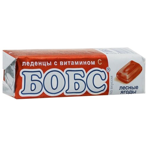 БОБС леденцы, 3.5 г, 10 шт., лесные ягоды, 1 уп.