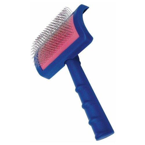 Сликер SHOW TECH выгнутый, средней жесткости с зубцами средней длины 10х6 см