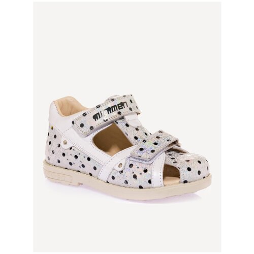 фото Сандалии minimen, ж цвет серебро, размер 28