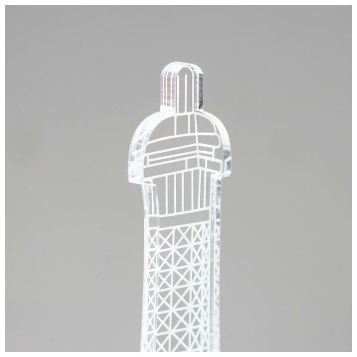 Светильник "Эйфелева башня" от сети 9,5x10x21 см - фотография № 5