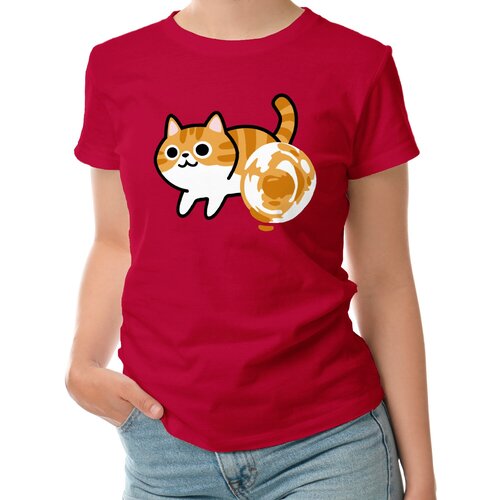 фото Футболка roly, размер l, красный