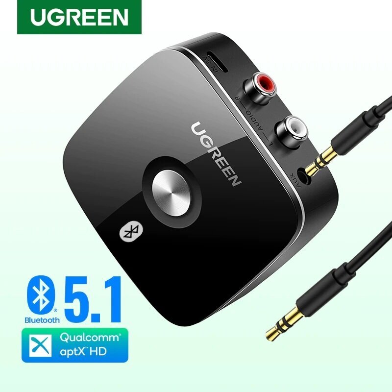 Bluetooth ресивер Ugreen с поддержкой aptX HD Bluetooth 51 RCA AUX