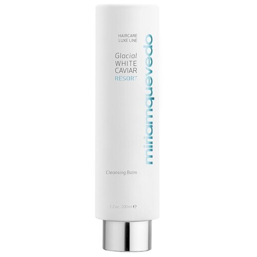 Очищающий бальзам для волос с маслом прозрачно-белой икры Miriam Quevedo Glacial White Caviar Resort Cleansing Balm 200 мл