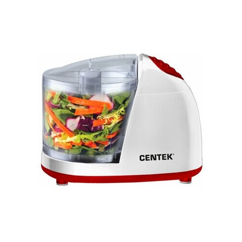 Чоппер Centek CT-1390 White, 300Вт, стакан 350мл, импульсый режим работы