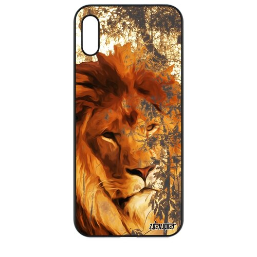фото Чехол для мобильного honor 8a, "лев" саванна африка utaupia