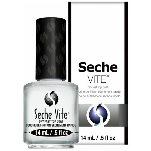 Seche Верхнее покрытие Dry Fast Top Coat, прозрачный, 14 мл