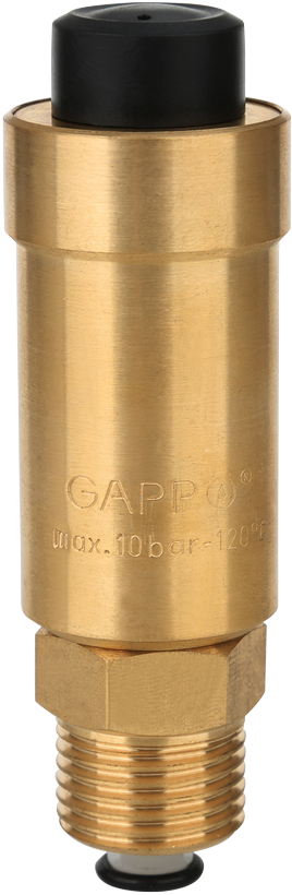 Воздухоотводчик автоматический 1/2" x 10 бар - 110℃ с отсекающим обратным клапаном GAPPO G1458