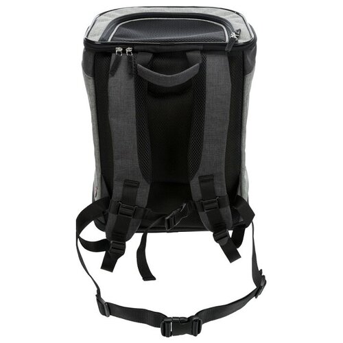 фото Переноска-рюкзак timon, 34 x 44 x 30 см, чёрный/серый trixie